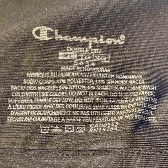Champion Women's Double Dry Absolute Racerback Sports Bra w/ Compression Fabric - Picture 3 of 3